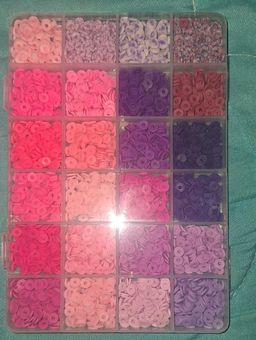 Women’s Pink & Purple Sequin Bracelet Beads Kit
